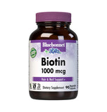 Bluebonnet Biotin 1000mcg Capsules 90
