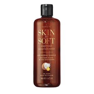 Avon Skin So Soft Supreme Nourishment Oil Wash Enriching Coconut Oil 11.8 FL OZ