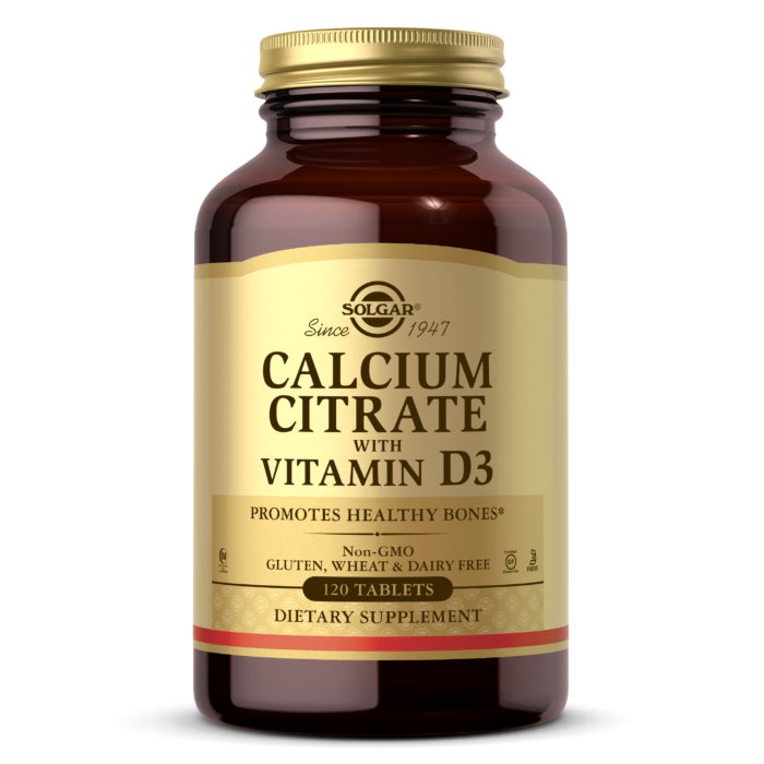 Solgar Calcium Citrate with Vitamin D3 Tablets
