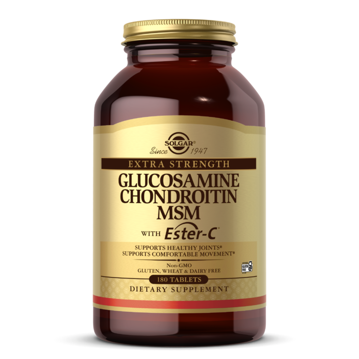 Solgar Glucosamine Chondroitin msm with Ester C Tablets 180