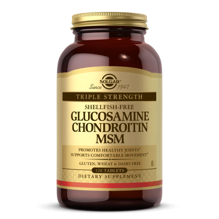 Solgar Glucosamine Chondroitin MSM  Triple Strenght Tablets 120