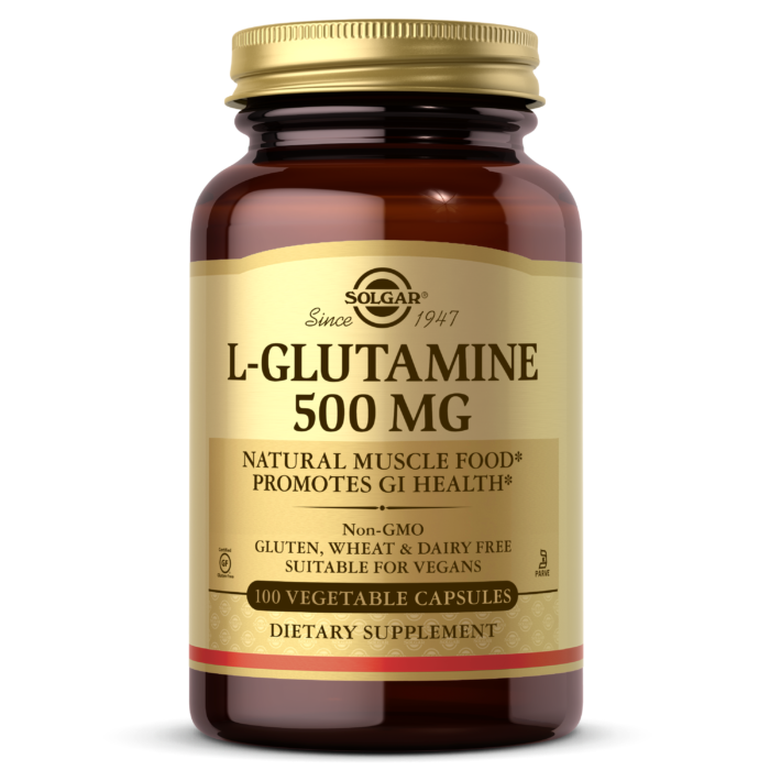 Solgar L-Glutamine 500 mg vegetable capsules 100