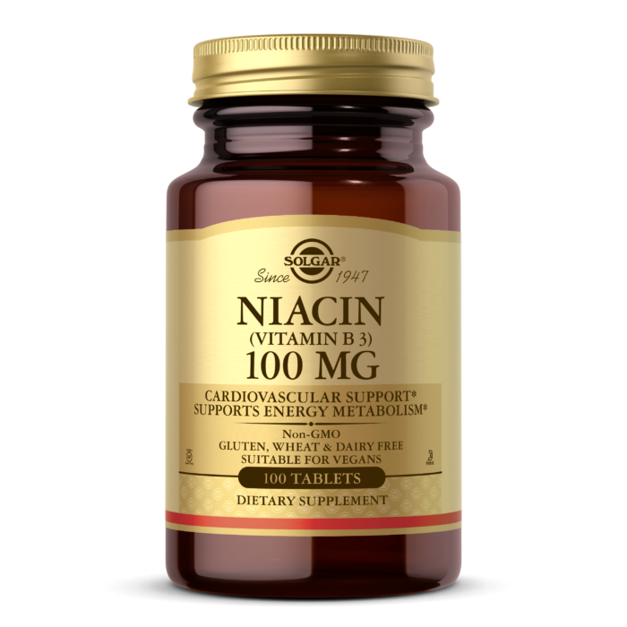 Solgar Niacin 100 mg tablets 100