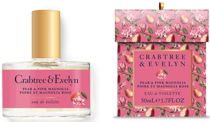 Crabtree & Evelyn Eau De Toilette Pear and Pink Magnolia 1.7 oz