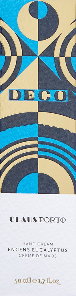 Claus Porto Deco Hand Cream, Encens Eucalyptus, 1.7 Fl Oz