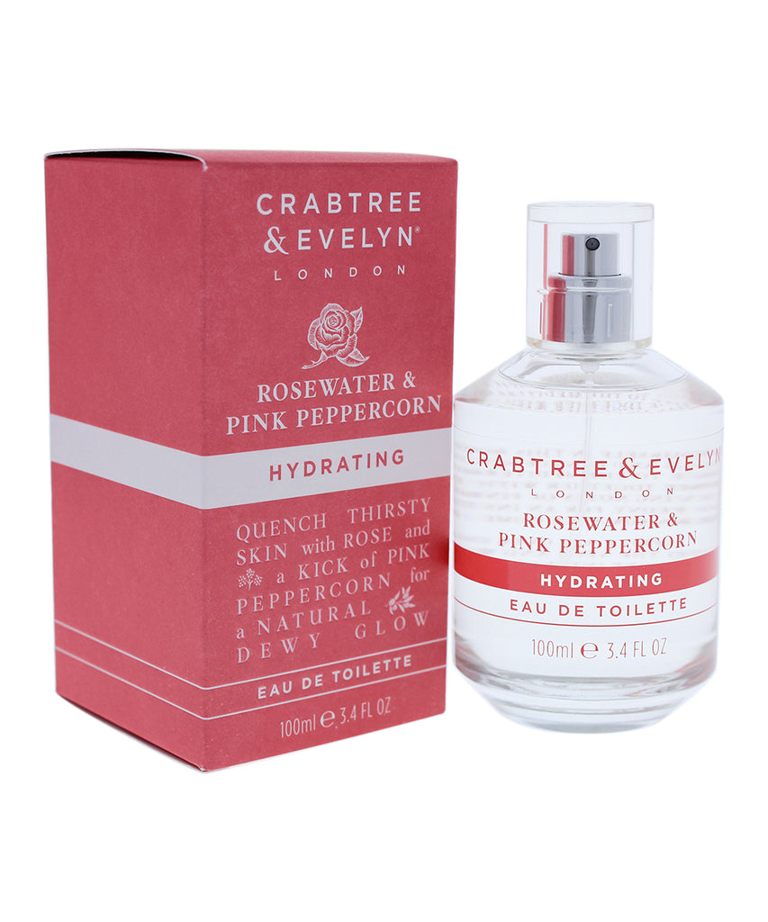 Crabtree & Evelyn Rosewater & Pink Peppercorn EDT 3.4 Oz
