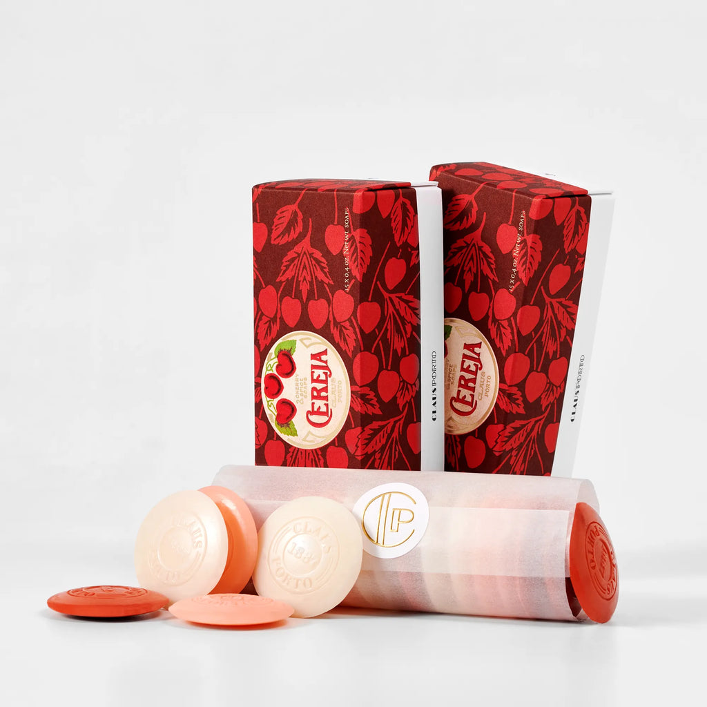Claus Porto Cereja Guest Soap Box (15x0.4oz soaps)