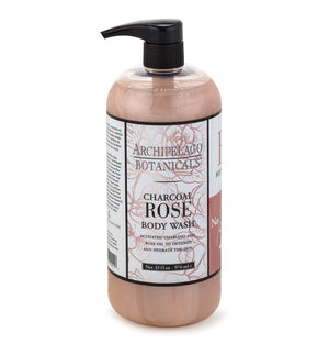 Archipelago Botanicals Charcoal Rose Body Wash
