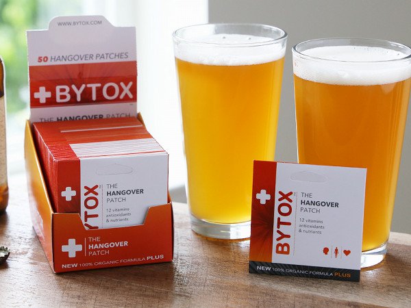 Bytox Hangover Prevention Patches in A Resealable Pouch - 7pack