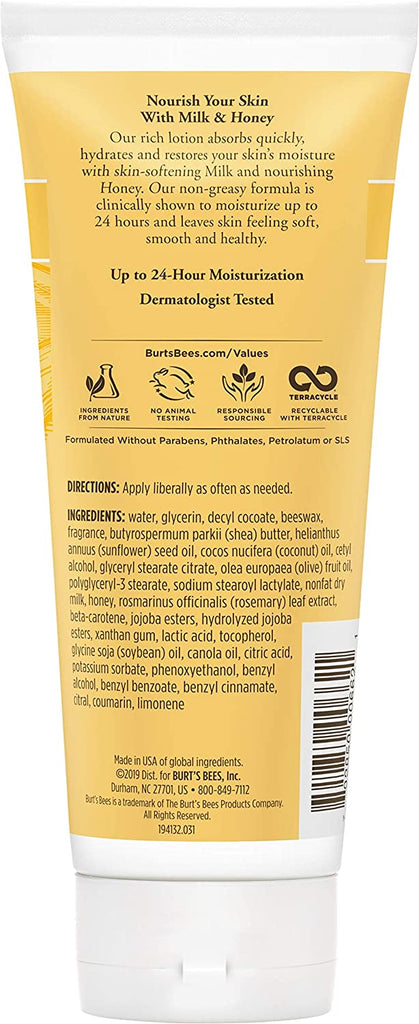 Burt's Bees Milk and Honey Body Lotion