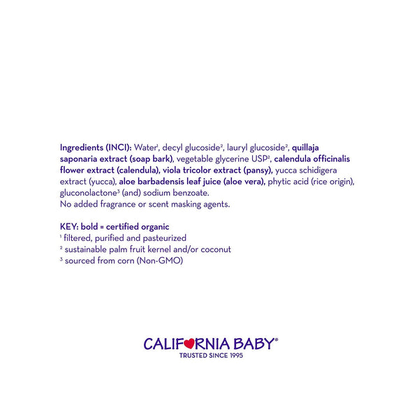 California Baby Super Sensitive (Fragrance Free) Bubble Bath – Eisler  Chemist