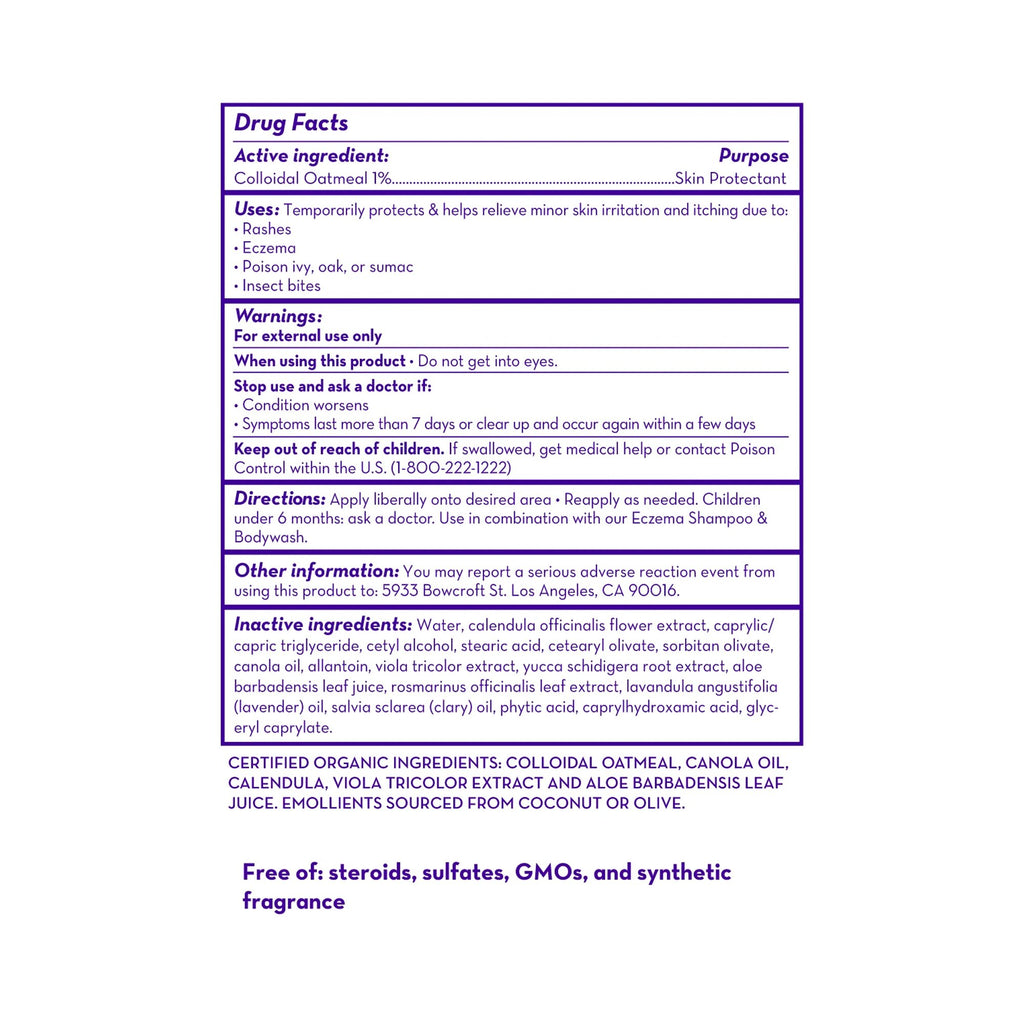 California Baby THERAPEUTIC RELIEF™  ECZEMA CREAM