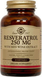 Solgar Resveratrol 250 mg with Red Wine Extract Softgels