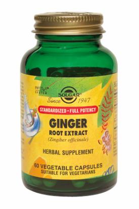Ginger Root Extract Vegetable Capsules