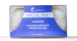 Crystal Peel Microdermabrasion Exfoliating Soap Lavender 8 oz