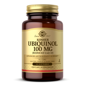 Solgar UBIQUINOL 100 MG KOSHER (REDUCED COQ-10) SOFTGELS