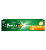 Berocca Orange Flavour 15 Sugar Free Effervescent Tablets