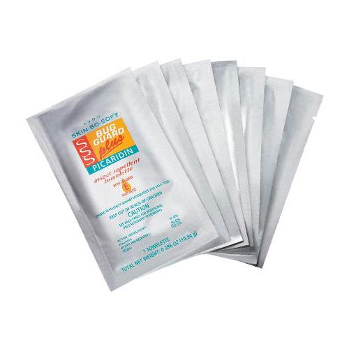 Avon Skin So Soft Bug Guard Plus Picaridin 8 Towelettes