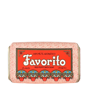 Claus Porto - Favorito Red Poppy Soap ( 5.3 oz )