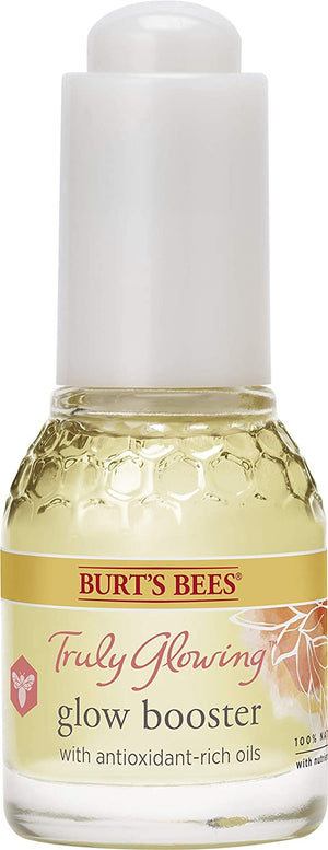 Burt's Bees Truly Glowing Reawakening Glow Booster Face Serum with Antioxidant-Rich Oils for Normal and Combination Skin, 1 Fluid Ounce