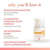 Burt's Bees Truly Glowing Reawakening Gel Eye Cream with Hydrate and Glow Complex, 0.5 Fluid Ounce