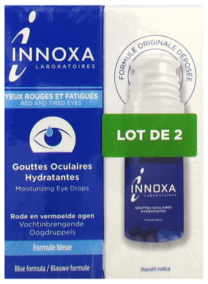 Innoxa Moisturising Eye Drops Red and Tired Eyes 2x10ml