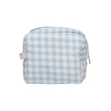 Emi Jay Cosmetic Gingham Pouch Color: Powder Blue