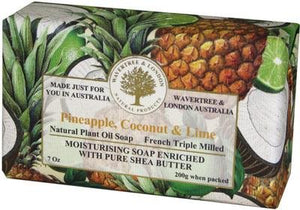 Wavertree & London Pineapple, Coconut & Lime Soap Bar 8 Oz