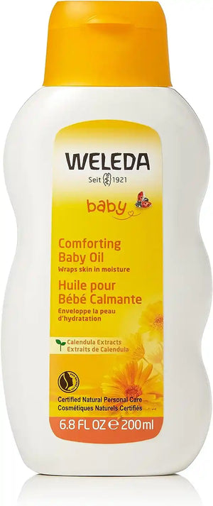Weleda Baby Comforting Baby Oil With Calendula Extracts 6.8 oz
