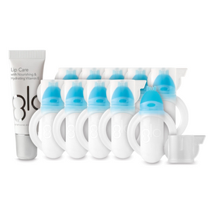 GLO Science WHITENING GEL VIALS - MINT 10 Count With Lip Care