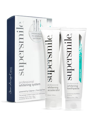 Supersmile Fluoride-Free Whitening System – 3.4 oz Professional Grade Whitening Toothpaste