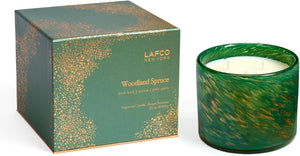 LAFCO New York Holiday 3-Wick Candle, Woodland Spruce 30 oz 120-Hour Burn Time