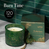 LAFCO New York Holiday 3-Wick Candle, Woodland Spruce 30 oz 120-Hour Burn Time