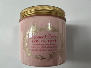 Crabtree & Evelyn Evelyn Rose Body Butter 12.7 oz.