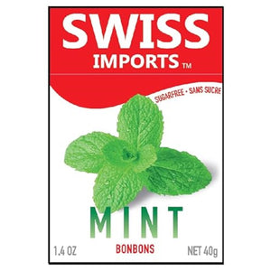 Swiss Imports Sugar Free Bonbons Hard Candy Mint
