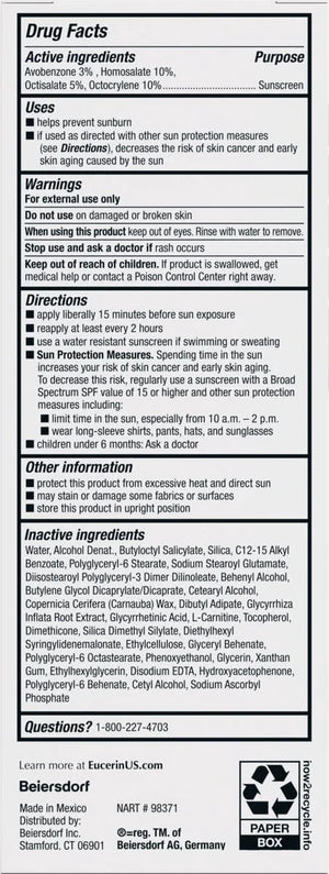 Eucerin Clear Skin for Acne Prone & Oily Skin, SPF 50, 2.5 Fl Oz Bottle