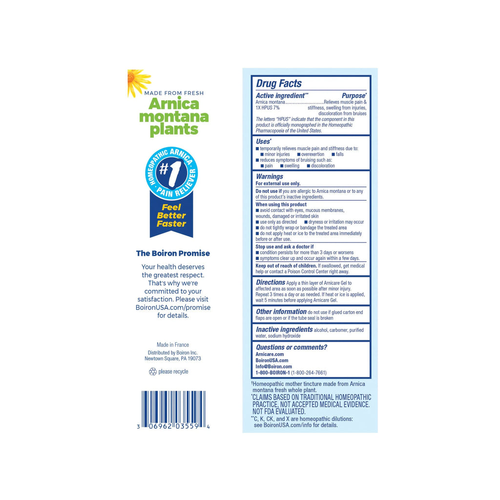 Boiron Arnicare Gel 2.6 Ounce
