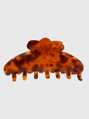 Big Effing Clip in Tortoise Hibiscus