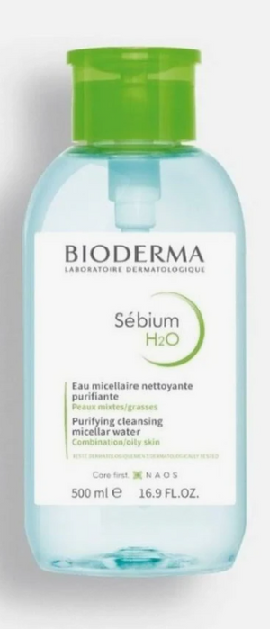 Bioderma Sebium H2O Micellar Water 16.7fl. oz Pump