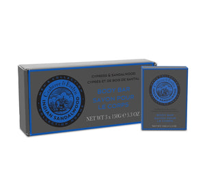 Crabtree & Evelyn Indian Sandalwood Body Bar Soap 3x 5.29 oz