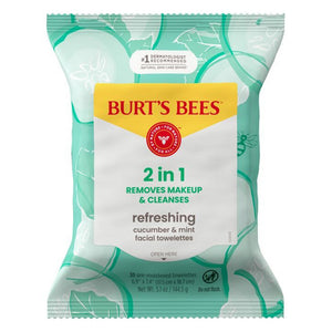 Burt's Bees Facial Cleansing Towelettes - Cucumber & Mint