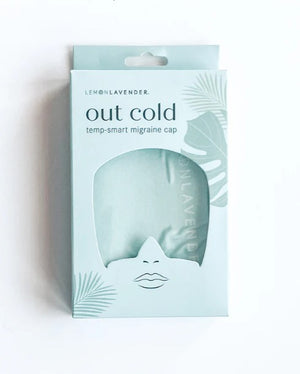 Lemon Lavender Out Cold Temp-Smart Migraine Turquoise Cap