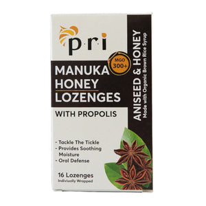 PACIFIC RESOURCES Mankuka Honey and Aniseed 16 Lozenges