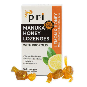 PACIFIC RESOURCES Mankuka Honey and Lemon 16 Lozenges