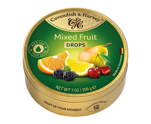 Cavendish & Harvey Mixed Fruit Drops In Tin 200g