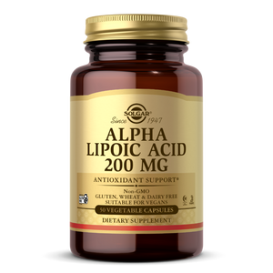 Solgar Alpha Lipoic Acid 200 Mg vegetable Capsules 50