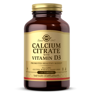 Solgar Calcium Citrate with Vitamin D3 Tablets