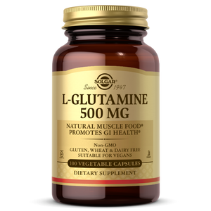 Solgar L-Glutamine 500 mg vegetable capsules 100