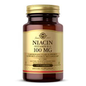 Solgar Niacin 100 mg tablets 100