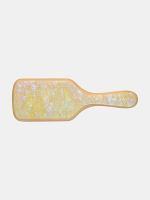 Bamboo Paddle Brush in Lemon Sugar